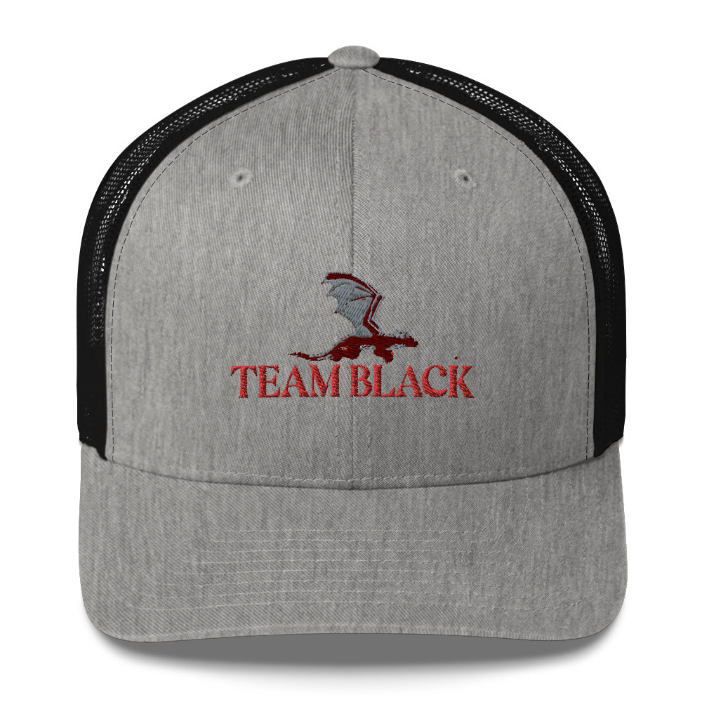 TEAM BLACK - House Of The Dragon Trucker Embroidered Hat