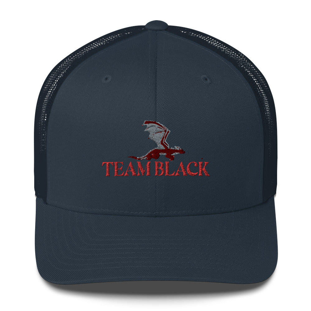 TEAM BLACK - House Of The Dragon Trucker Embroidered Hat