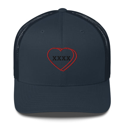 Mutant Kisses "X" Embroidered Trucker Cap