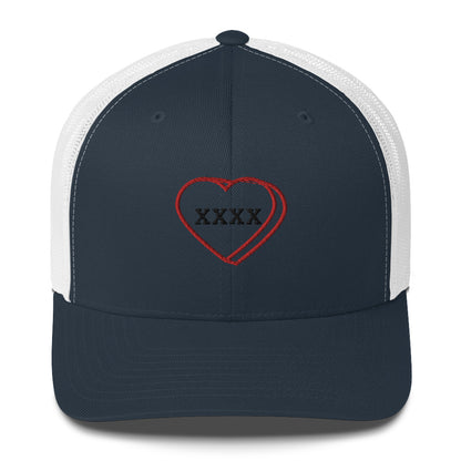 Mutant Kisses "X" Embroidered Trucker Cap