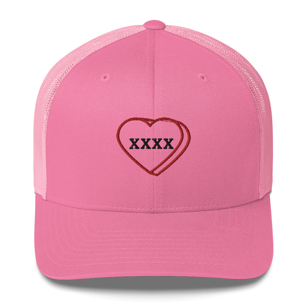 Mutant Kisses "X" Embroidered Trucker Cap