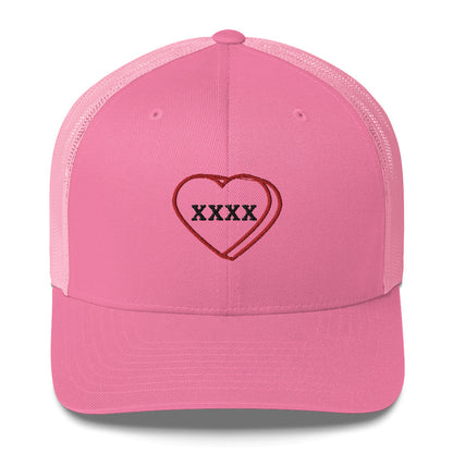 Mutant Kisses "X" Embroidered Trucker Cap