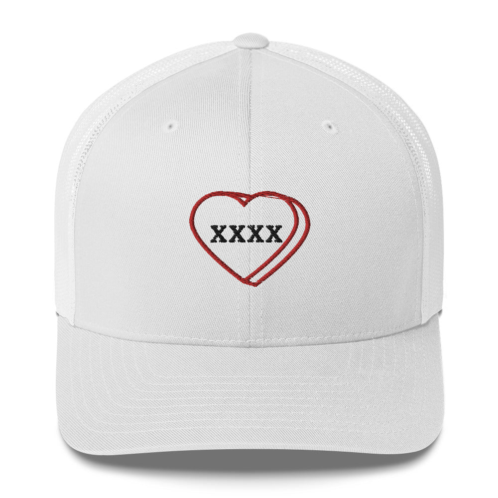 Mutant Kisses "X" Embroidered Trucker Cap