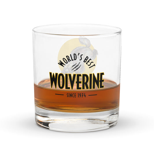 World's Best Wolverine Scotch Glass