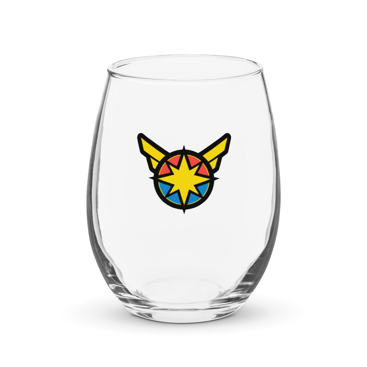 Captain Carol Danvers Stemless Wine Glass