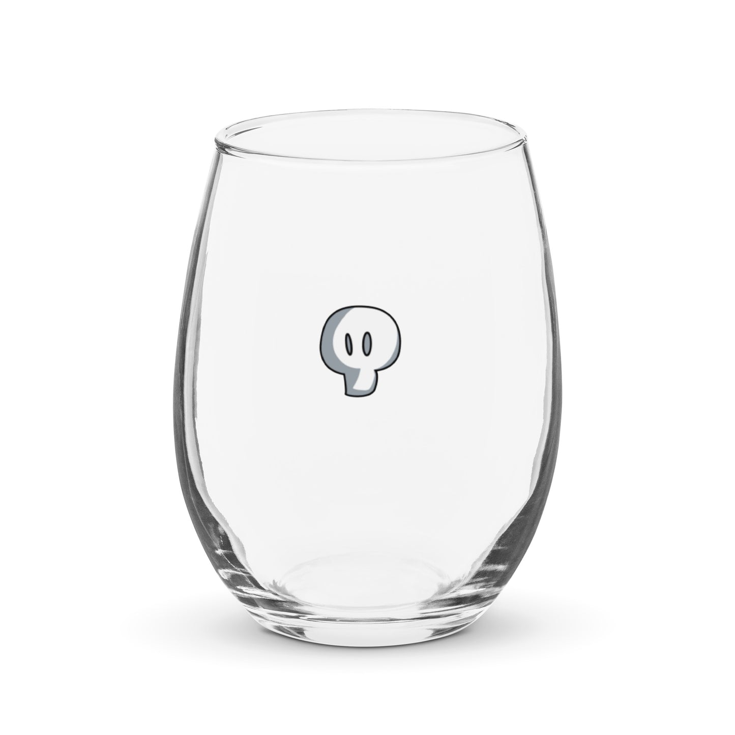 Mystique Skull Stemless Wine Glass