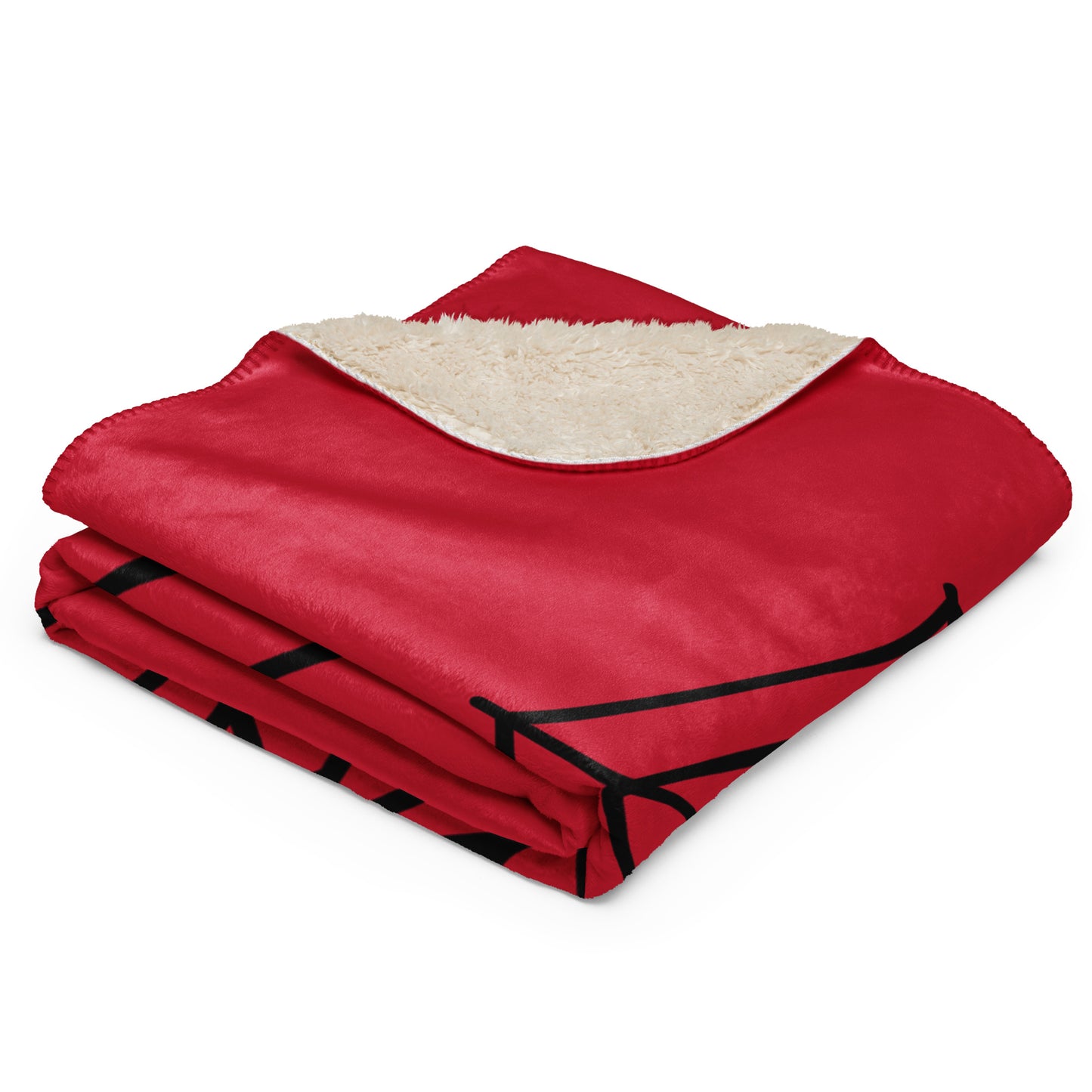 Spiders & Web Sherpa Blanket