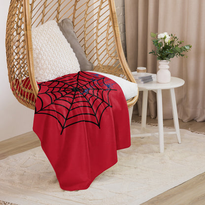 Spiders & Web Sherpa Blanket