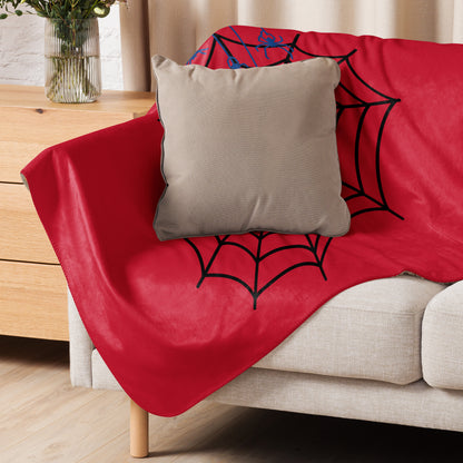 Spiders & Web Sherpa Blanket