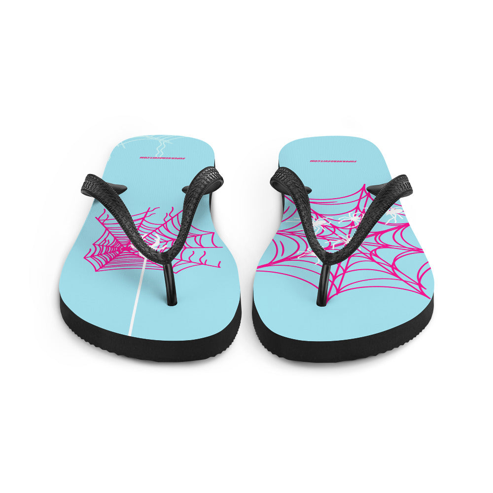 Spider-Gwen Webs (Blue) Flip-Flops