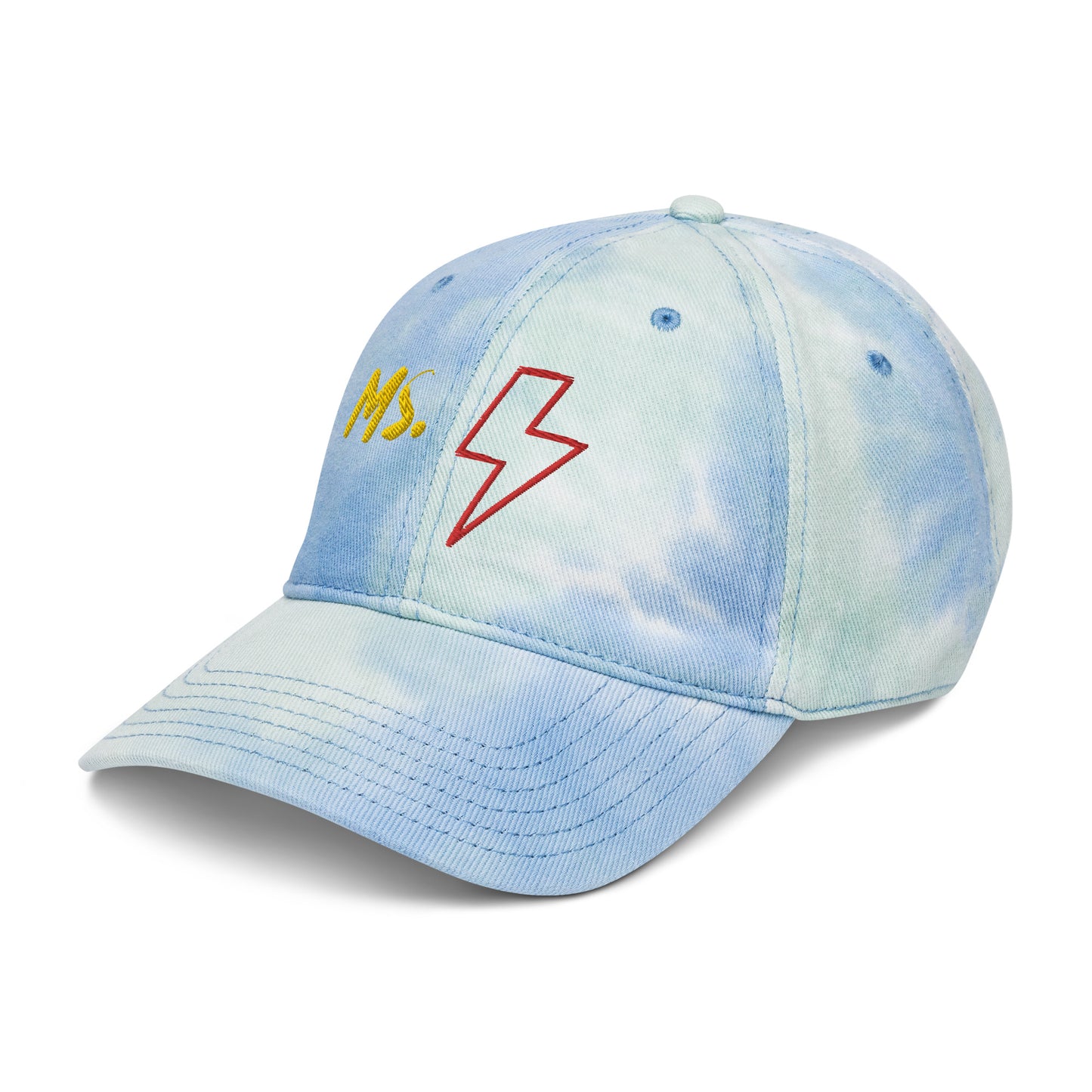 Ms. Kamala Khan Tie Dye Embroidered Hat