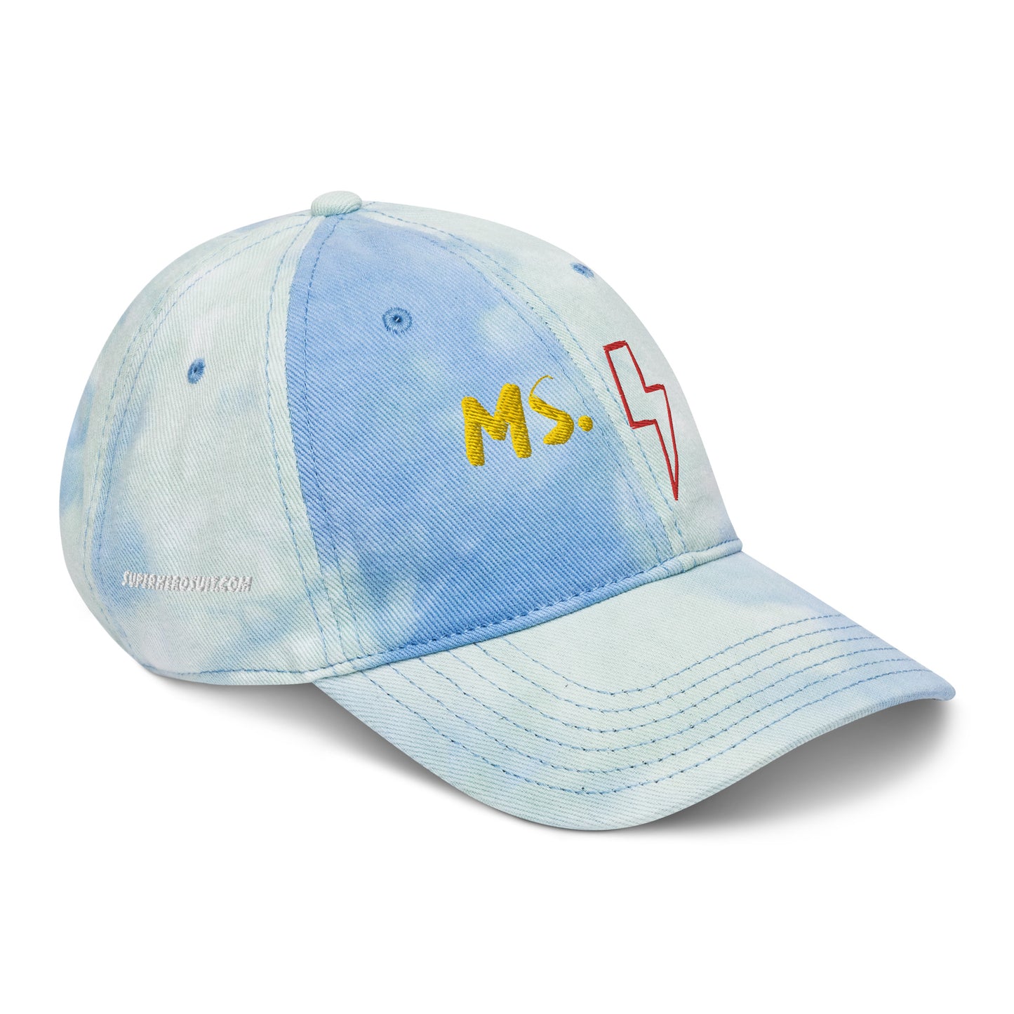 Ms. Kamala Khan Tie Dye Embroidered Hat