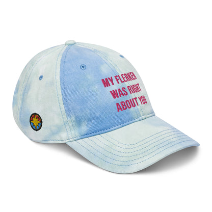 "My Flerken" with Logo Tie Dye Embroidered Hat