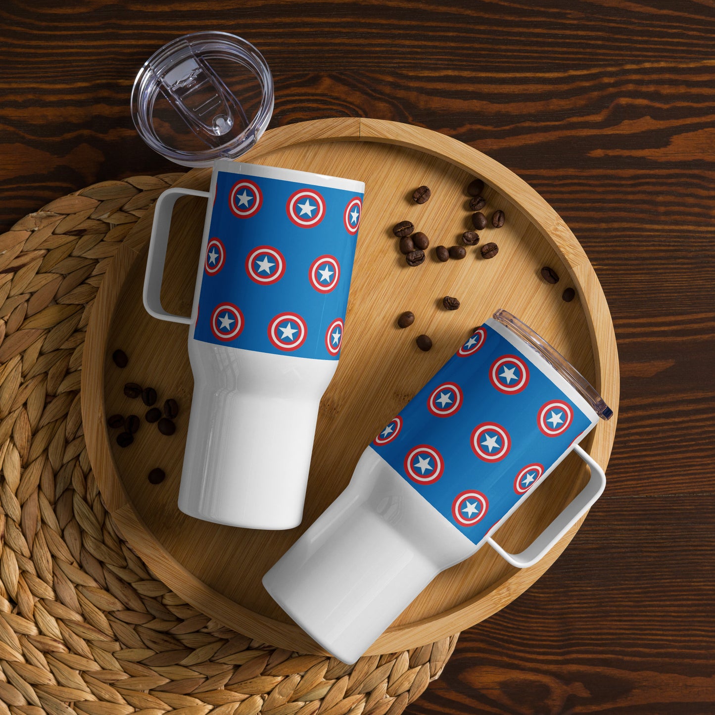 Captain America Shield Travel Mug