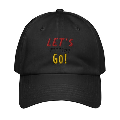 LIMITED TIME ONLY! Deadpool & The Wolverine Quote Let's Go! Embroidered Under Armour® Dad Hat