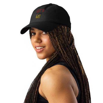 LIMITED TIME ONLY! Deadpool & The Wolverine Quote Let's Go! Embroidered Under Armour® Dad Hat