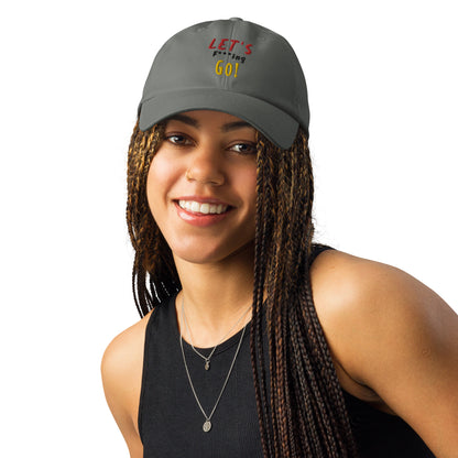 LIMITED TIME ONLY! Deadpool & The Wolverine Quote Let's Go! Embroidered Under Armour® Dad Hat