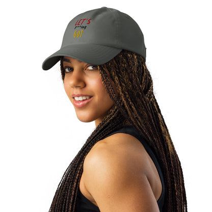 LIMITED TIME ONLY! Deadpool & The Wolverine Quote Let's Go! Embroidered Under Armour® Dad Hat