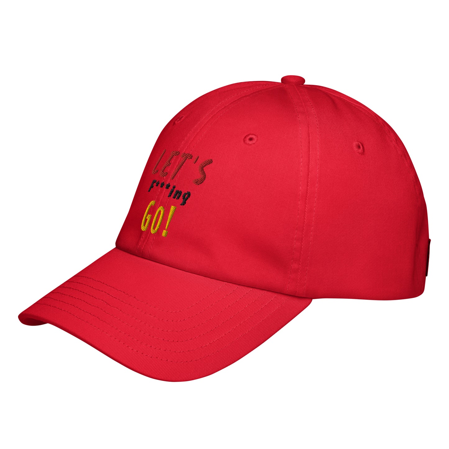 LIMITED TIME ONLY! Deadpool & The Wolverine Quote Let's Go! Embroidered Under Armour® Dad Hat