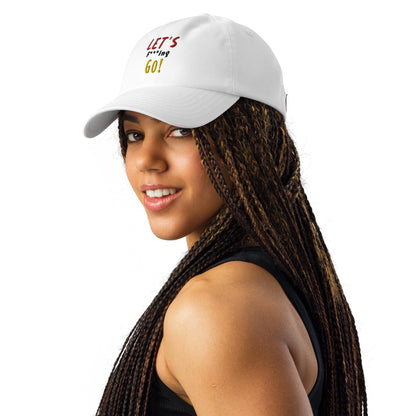 LIMITED TIME ONLY! Deadpool & The Wolverine Quote Let's Go! Embroidered Under Armour® Dad Hat