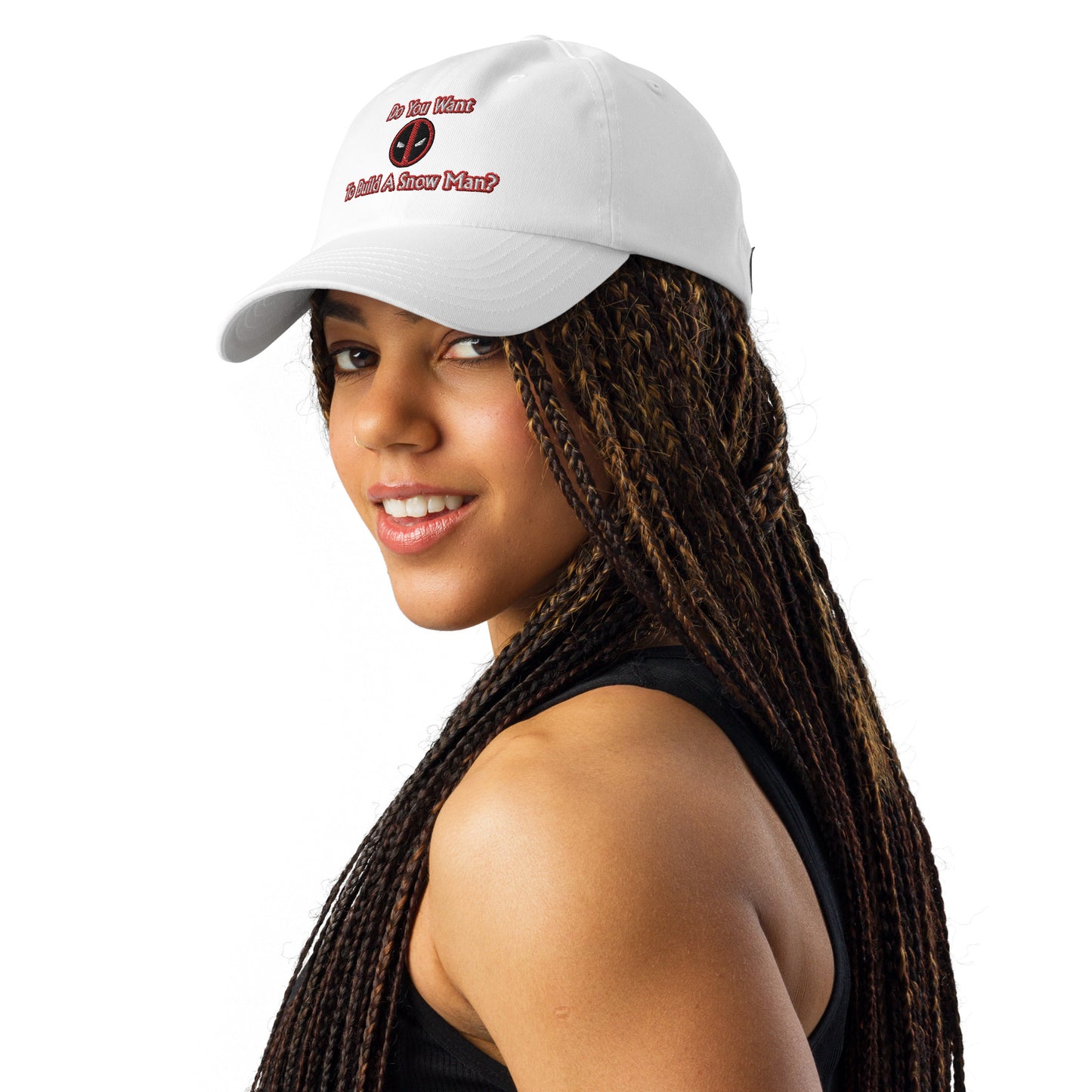 Deadpool Frozen Quote Embroidered Under Armour® Dad Hat