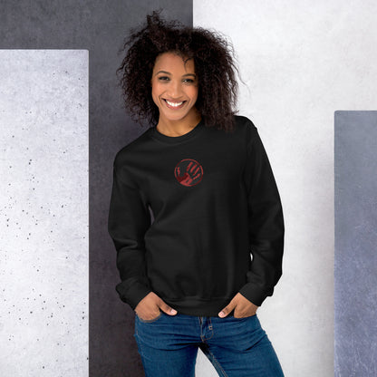 Echo Logo (Blood Red) Unisex Embroidered Sweatshirt