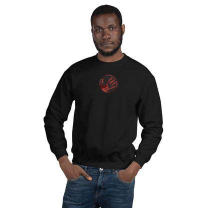 Echo Logo (Blood Red) Unisex Embroidered Sweatshirt