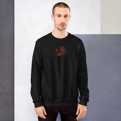 Echo Logo (Blood Red) Unisex Embroidered Sweatshirt