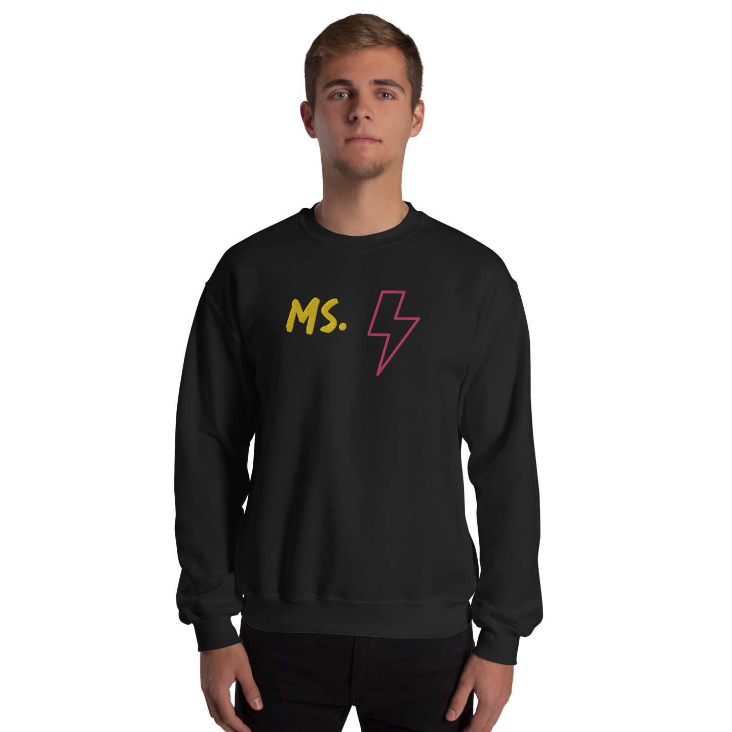 Ms. Kamala Khan Unisex Embroidered Sweatshirt