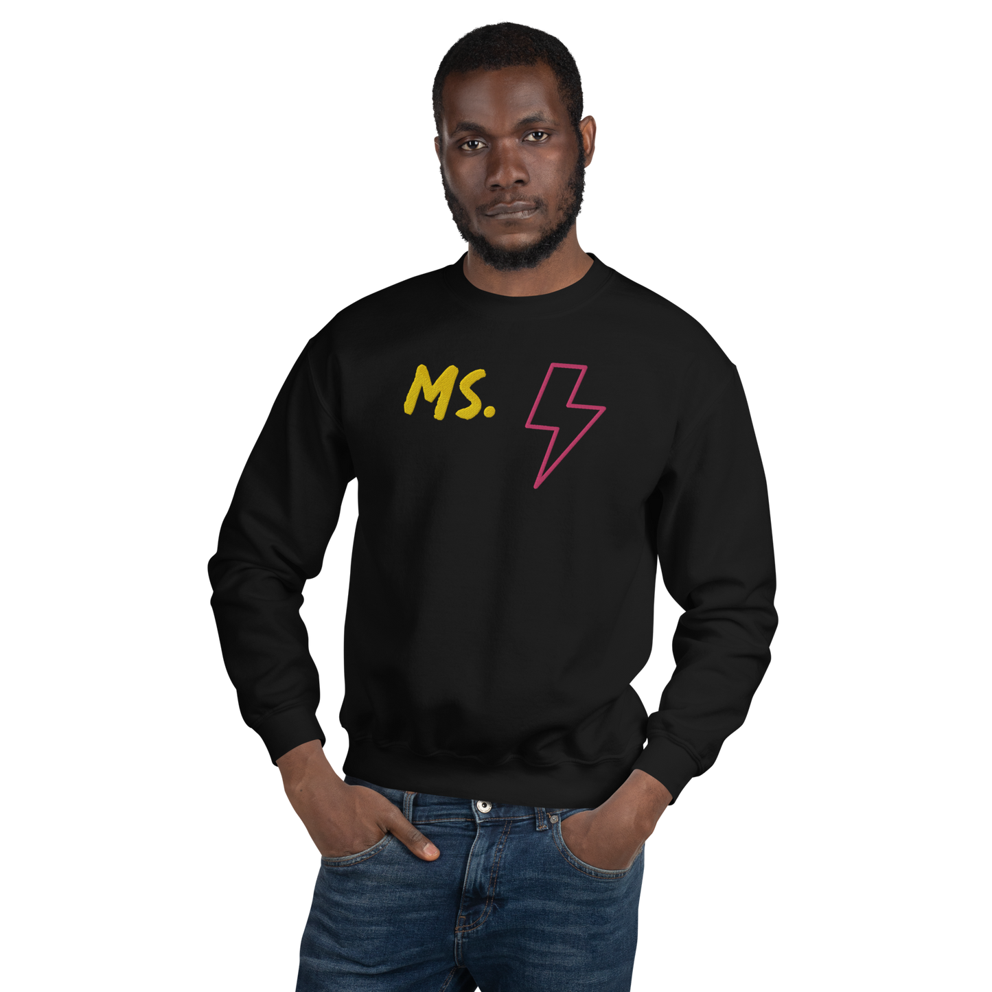 Ms. Kamala Khan Unisex Embroidered Sweatshirt