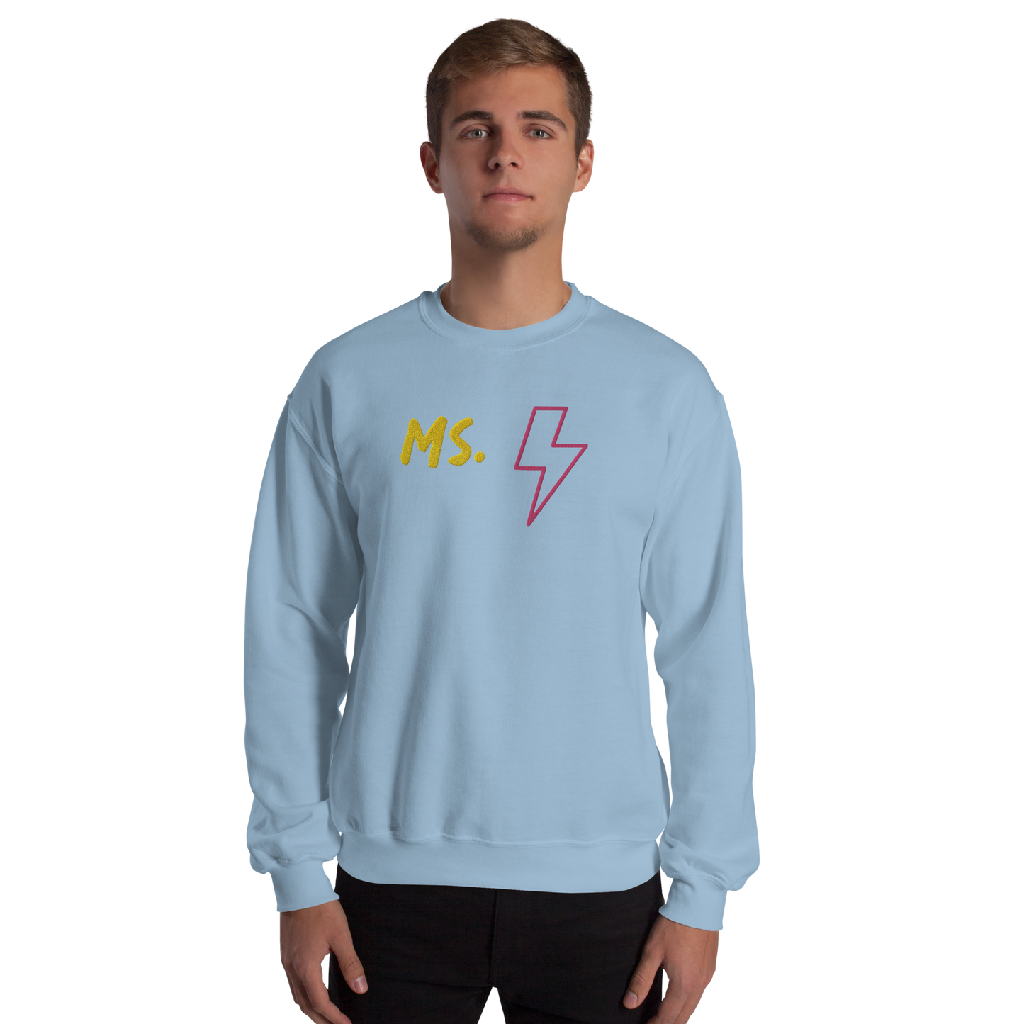 Ms. Kamala Khan Unisex Embroidered Sweatshirt