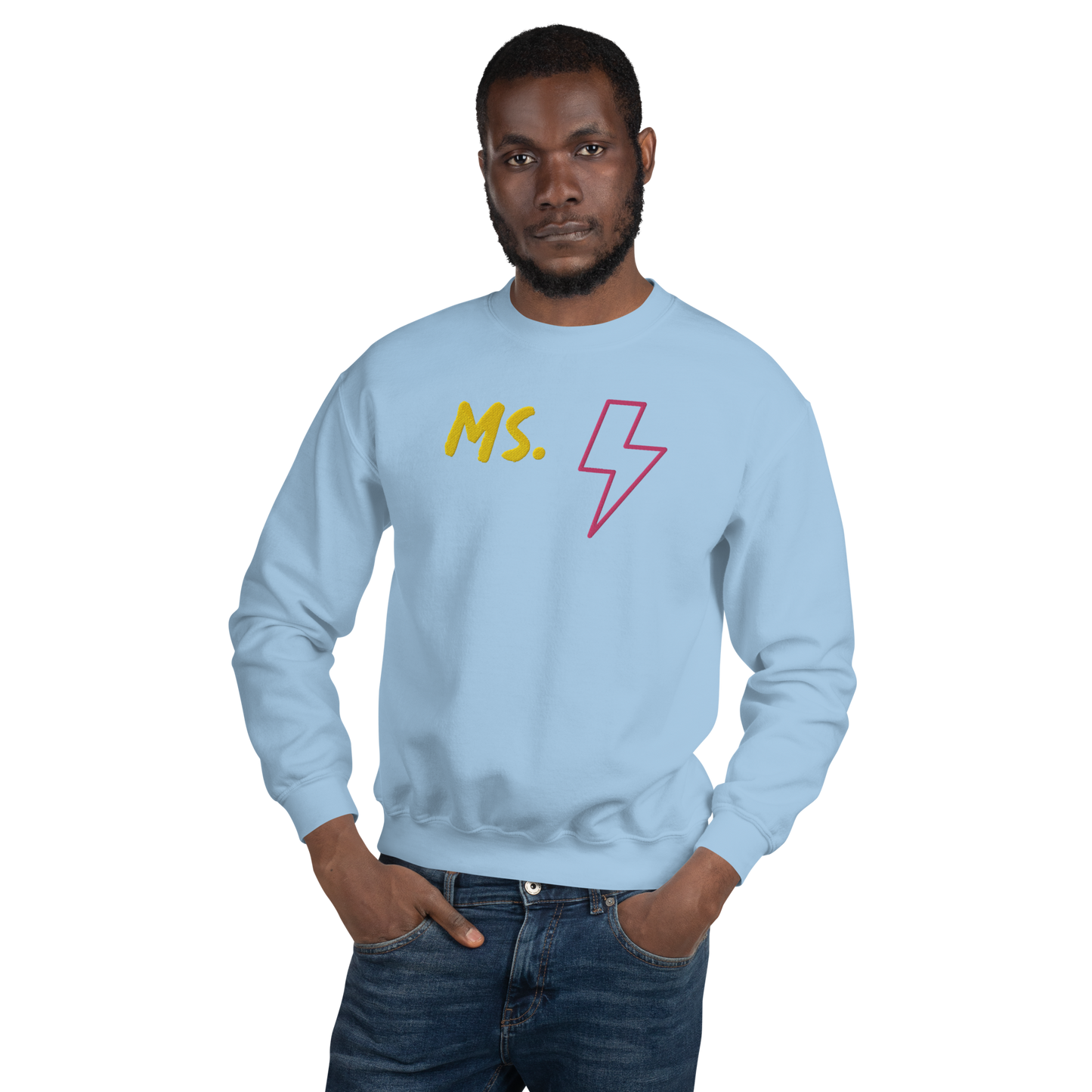 Ms. Kamala Khan Unisex Embroidered Sweatshirt