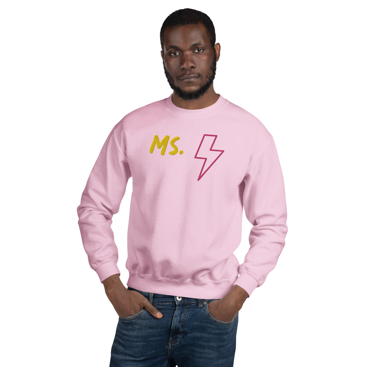 Ms. Kamala Khan Unisex Embroidered Sweatshirt