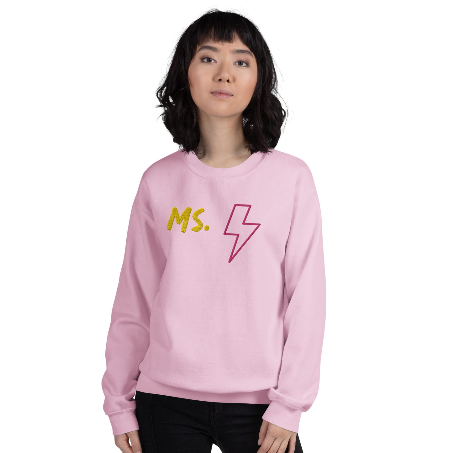 Ms. Kamala Khan Unisex Embroidered Sweatshirt