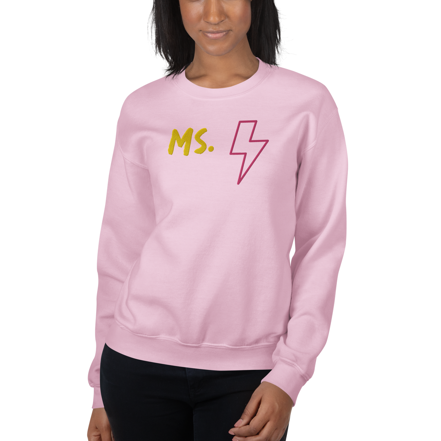 Ms. Kamala Khan Unisex Embroidered Sweatshirt