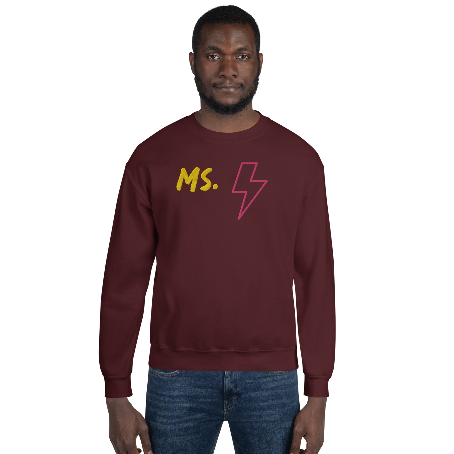 Ms. Kamala Khan Unisex Embroidered Sweatshirt