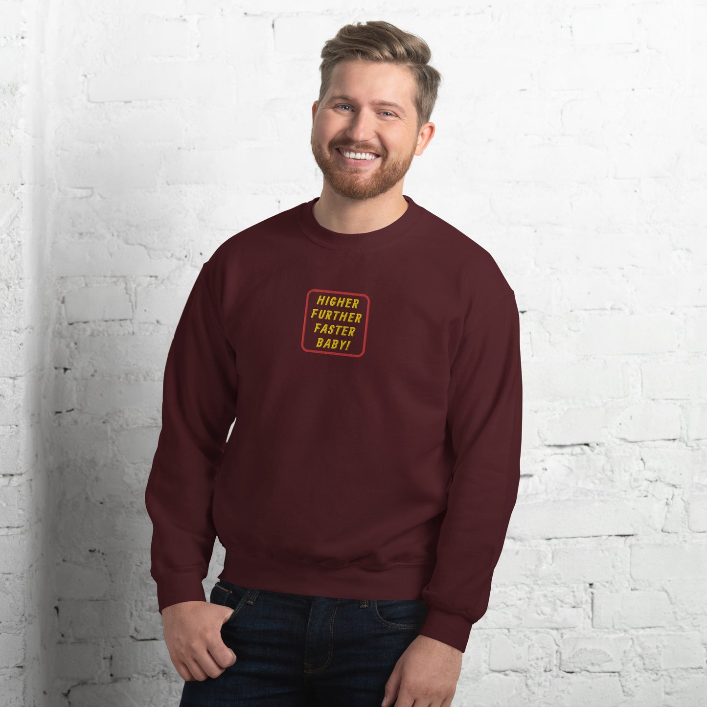 Captain Danvers Quote Unisex Embroidered Sweatshirt