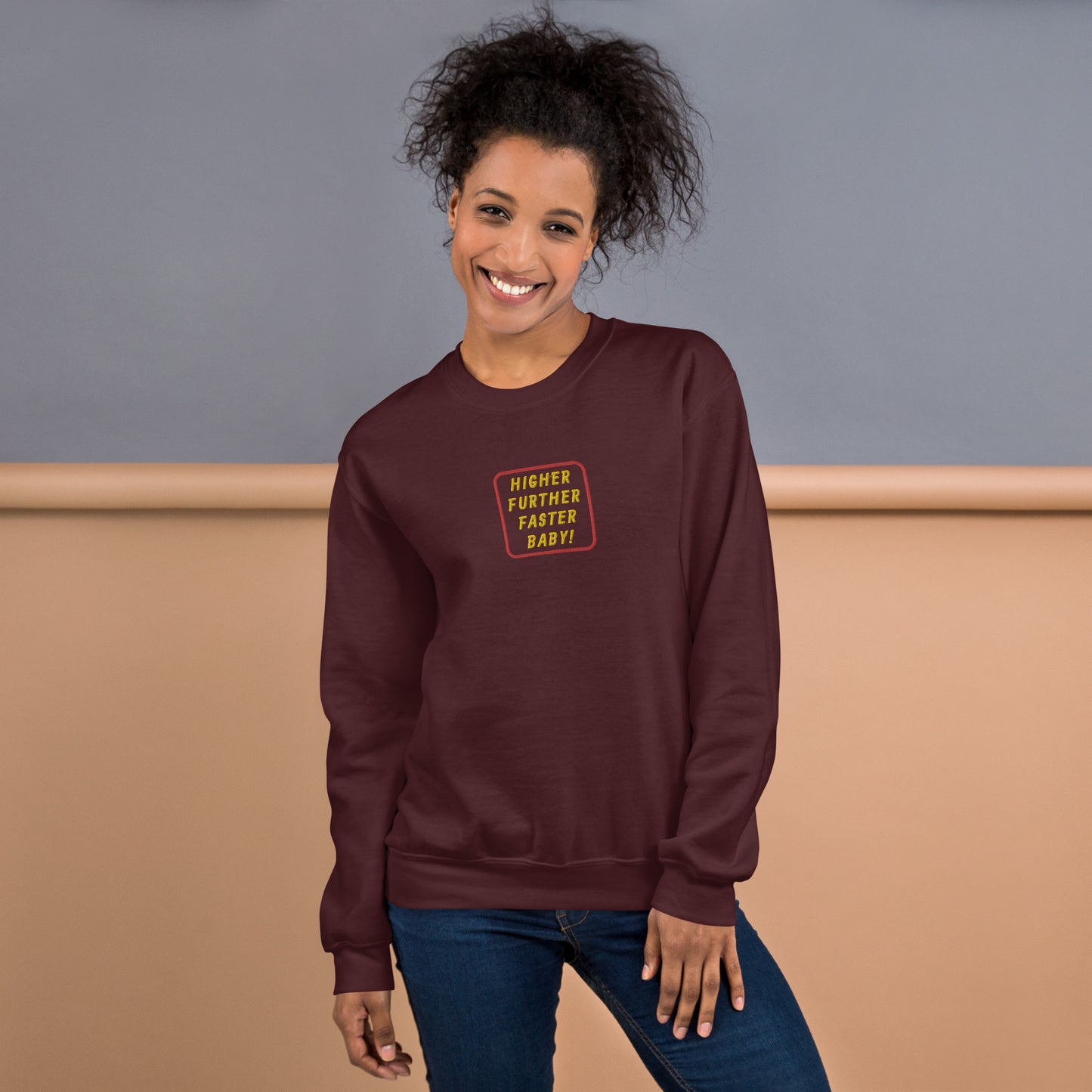 Captain Danvers Quote Unisex Embroidered Sweatshirt