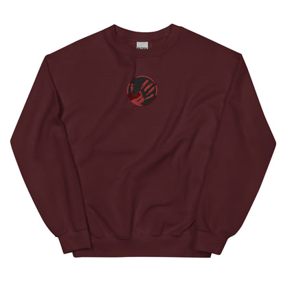 Echo Logo (Blood Red) Unisex Embroidered Sweatshirt