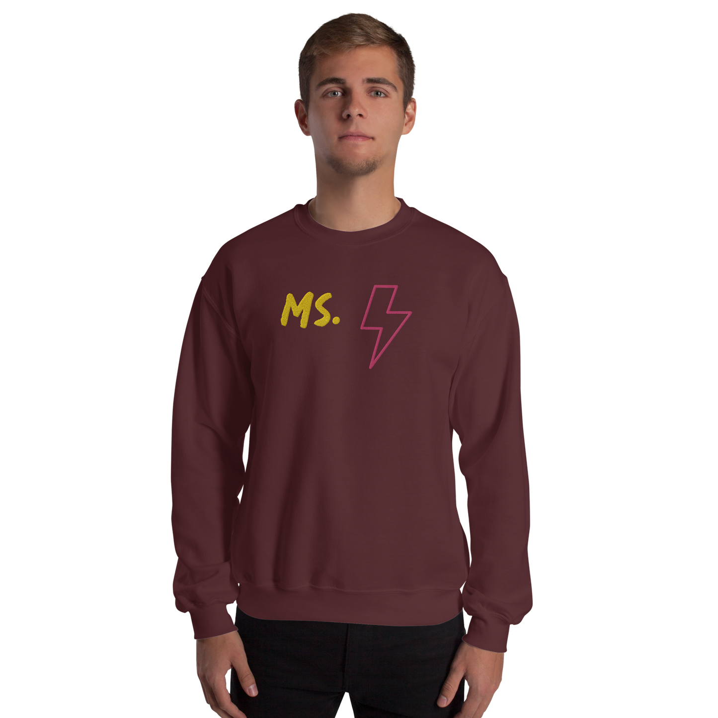 Ms. Kamala Khan Unisex Embroidered Sweatshirt