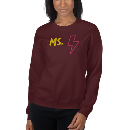 Ms. Kamala Khan Unisex Embroidered Sweatshirt