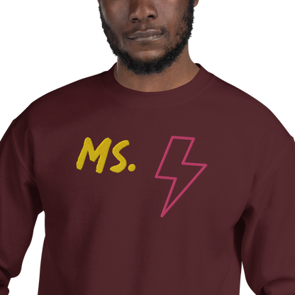 Ms. Kamala Khan Unisex Embroidered Sweatshirt