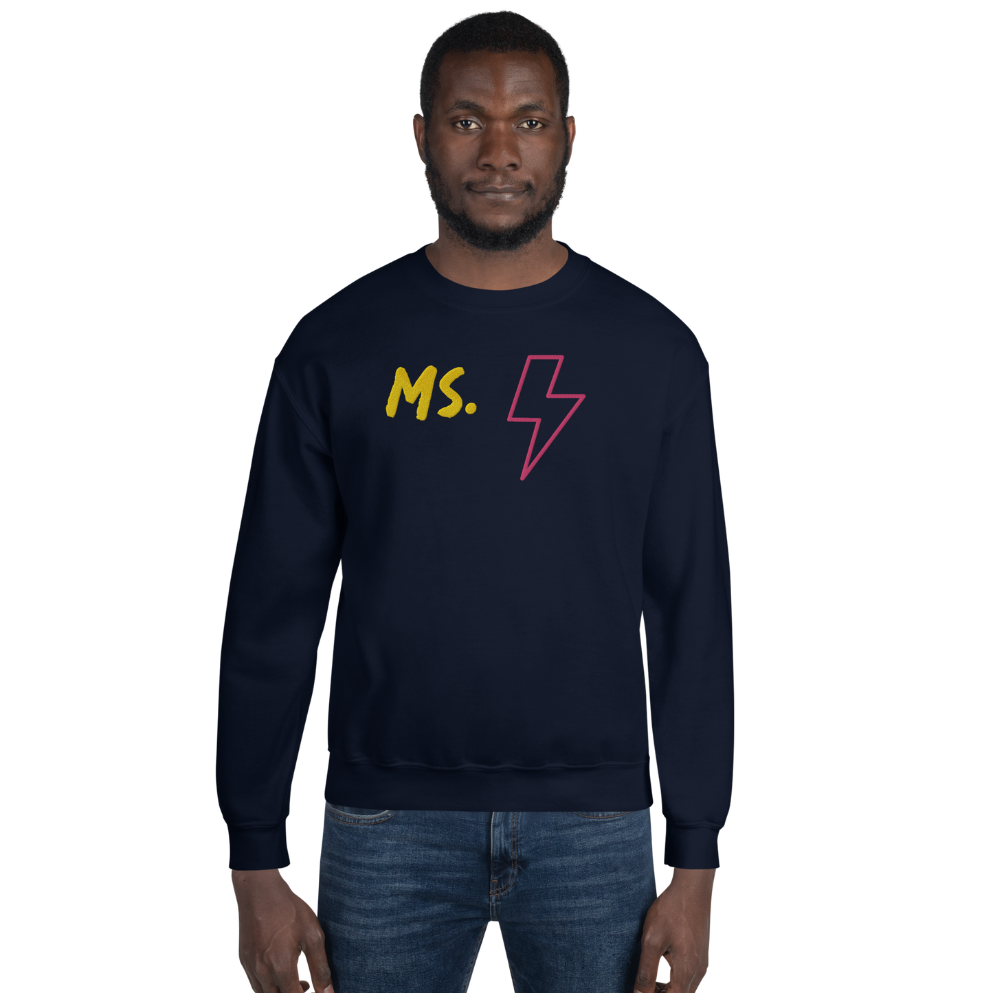 Ms. Kamala Khan Unisex Embroidered Sweatshirt