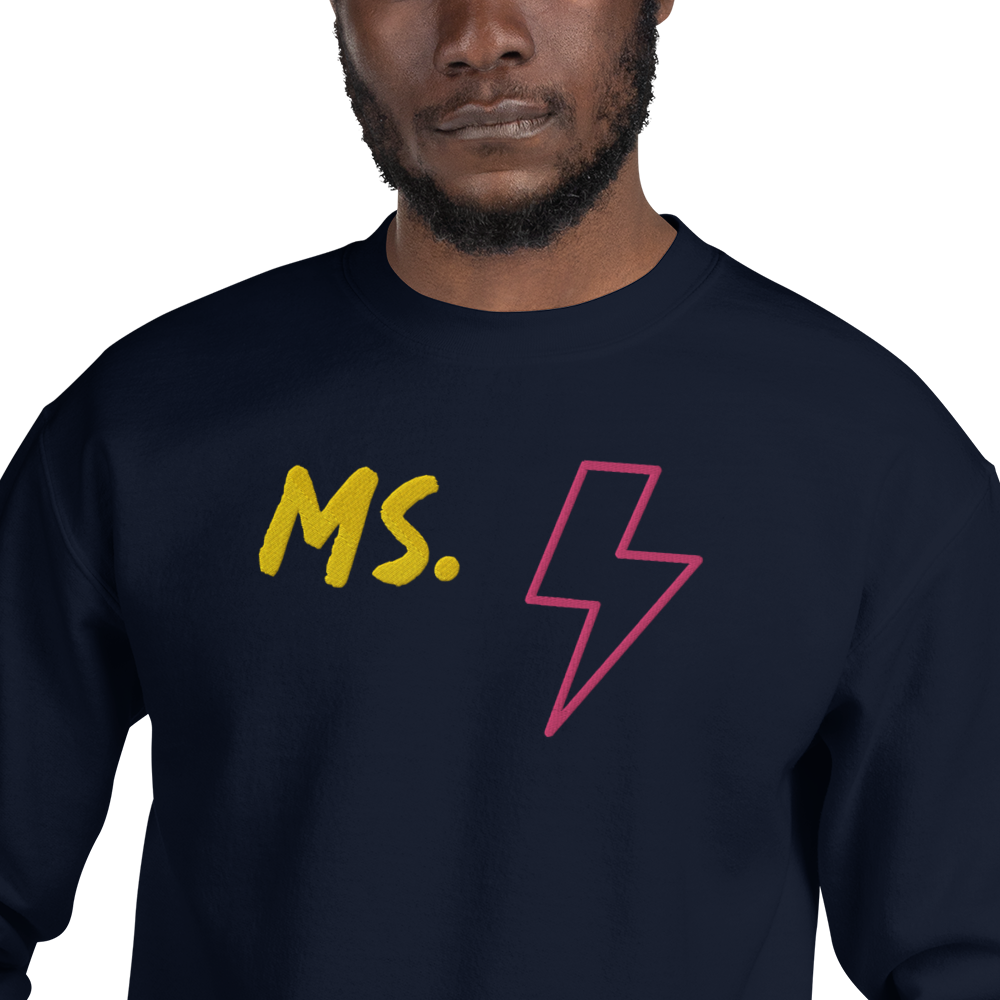 Ms. Kamala Khan Unisex Embroidered Sweatshirt