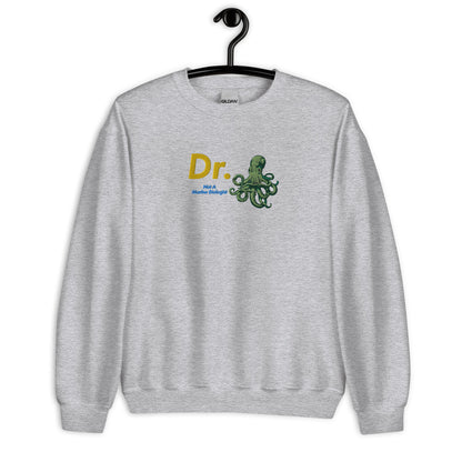 Doctor Octopus Not A Marine Biologist Unisex Embroidered Sweatshirt