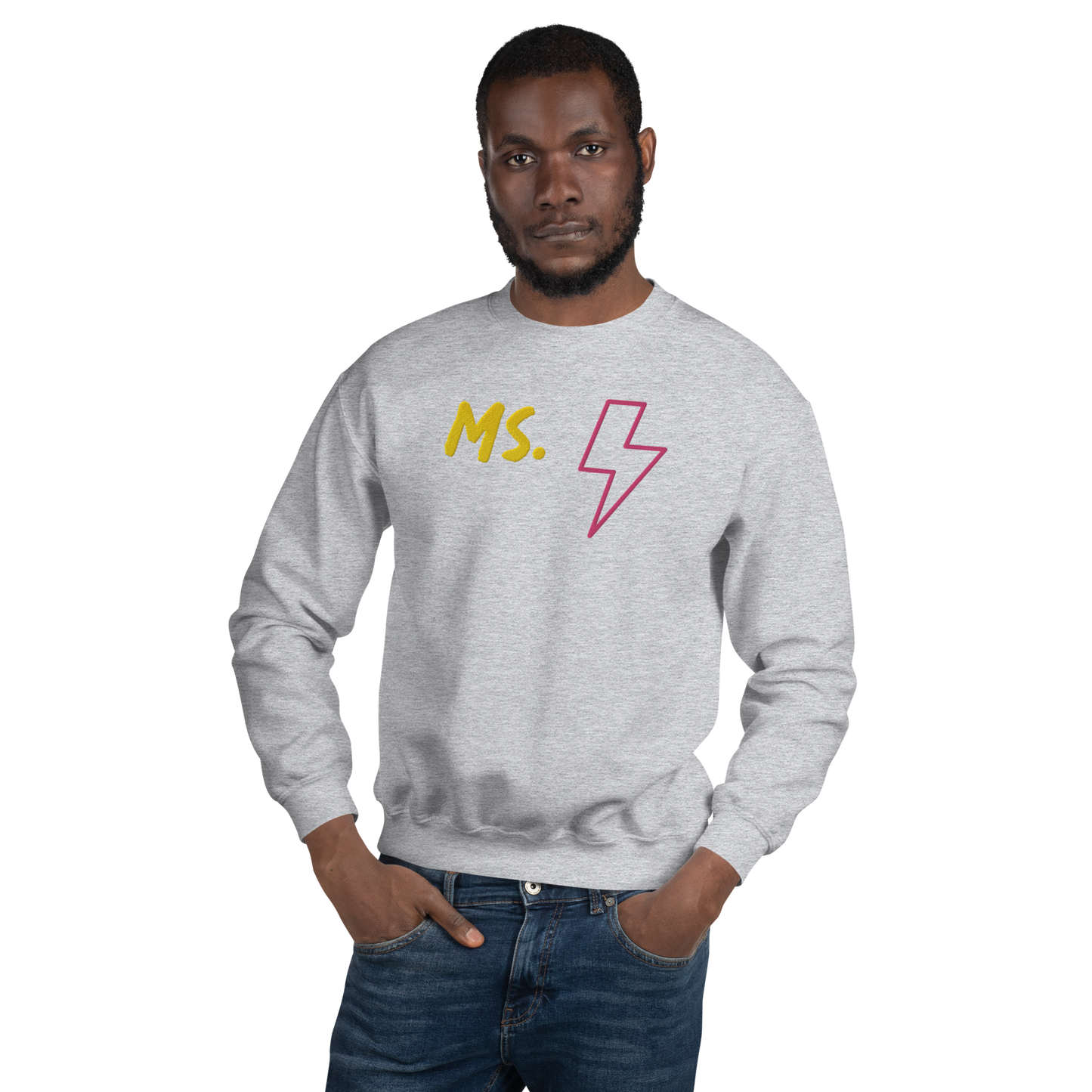 Ms. Kamala Khan Unisex Embroidered Sweatshirt