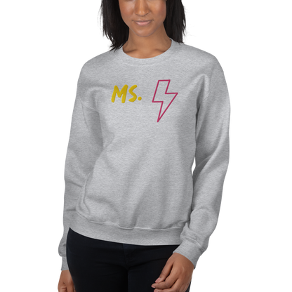 Ms. Kamala Khan Unisex Embroidered Sweatshirt