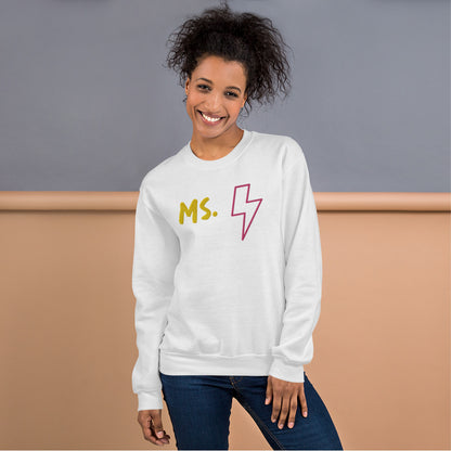 Ms. Kamala Khan Unisex Embroidered Sweatshirt