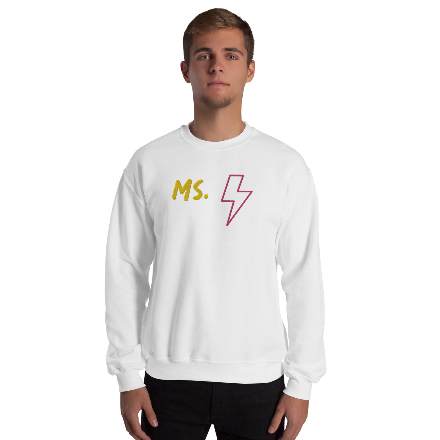 Ms. Kamala Khan Unisex Embroidered Sweatshirt