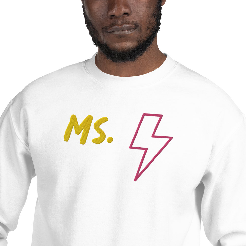 Ms. Kamala Khan Unisex Embroidered Sweatshirt